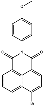 1H-Benz[de]isoquinoline-1,3(2H)-dione, 6-bromo-2-(4-methoxyphenyl)- Structure