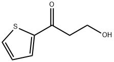 1-Propanone, 3-hydroxy-1-(2-thienyl)- Structure