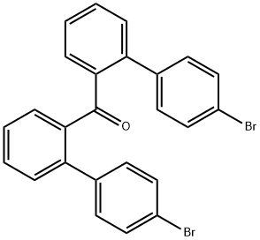 Methanone, bis(4'-bromo[1,1'-biphenyl]-2-yl)- Structure