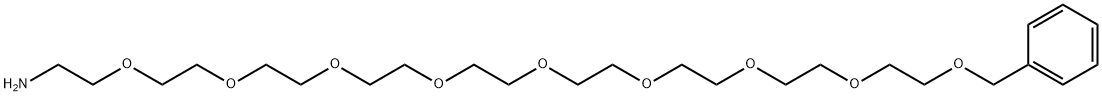 BnO-PEG8-CH2CH2NH2 Structure