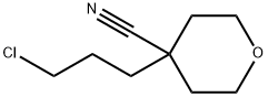 4-(3-chloropropyl)oxane-4-carbonitrile Structure