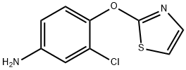 3-chloro-4-(1,3-thiazol-2-yloxy)aniline Structure