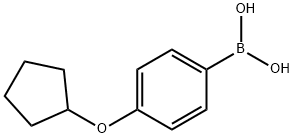 [4-(cyclopentyloxy)phenyl]boronic Acid Structure