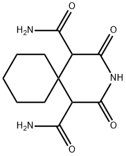 3-Azaspiro[5.5]undecane-1,5-dicarboxamide, 2,4-dioxo- Structure