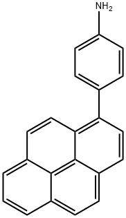 Benzenamine, 4-(1-pyrenyl)- Structure