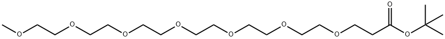 m-PEG7-t-부틸에스테르 구조식 이미지