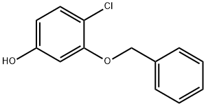 3-(Benzyloxy)-4-chlorophenol Structure