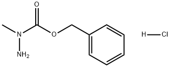 Hydrazinecarboxylic acid, 1-methyl-, phenylmethyl ester, hydrochloride (1:1) Structure