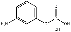 Phenol, 3-amino-, 1-(dihydrogen phosphate) 구조식 이미지