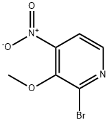 Pyridine, 2-bromo-3-methoxy-4-nitro- Structure