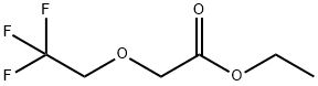 Acetic acid, 2-(2,2,2-trifluoroethoxy)-, ethyl ester Structure