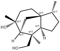 1H-3a,7-Methanoazulene-8-methanol, octahydro-6-hydroxy-3,6,8-trimethyl-, (3R,3aS,6R,7S,8R,8aR)-rel- Structure