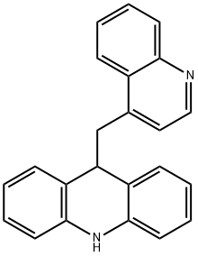 Acridine, 9,10-dihydro-9-(4-quinolinylmethyl)- 구조식 이미지