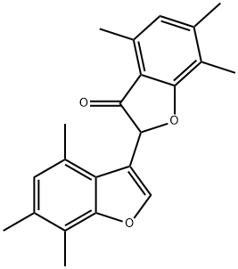 4,6,7,4,6,7-Hexamethyl-[2,3]bibenzofuranyl-3-one Structure