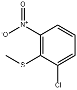 Benzene, 1-chloro-2-(methylthio)-3-nitro- 구조식 이미지