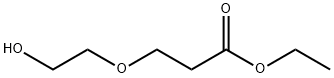 Propanoic acid, 3-(2-hydroxyethoxy)-, ethyl ester Structure