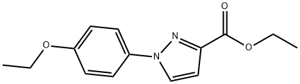 1H-Pyrazole-3-carboxylic acid, 1-(4-ethoxyphenyl)-, ethyl ester Structure