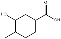 Cyclohexanecarboxylic acid, 3-hydroxy-4-methyl- Structure