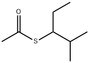 Ethanethioic acid, S-(1-ethyl-2-methylpropyl) ester Structure