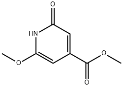 2-Hydroxy-6-methoxy-isonicotinic acid methyl ester Structure