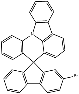 2-bromosprio[fluorene-9,8'-indolo[3,2,1-de]acridine] Structure