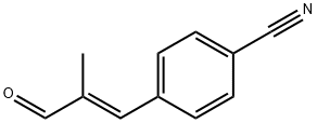 Benzonitrile, 4-[(1E)-2-methyl-3-oxo-1-propen-1-yl]- Structure