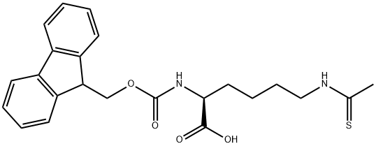 Na-Fmoc-Ne-thioacetyl-L-lysine Structure