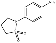 2-(4-AMinophenyl)isothiazolidine 1,1-dioxide Structure