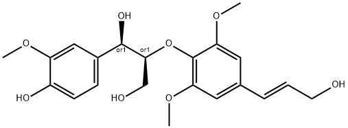 erythro-guaiacylglycerol-β-O-4′-sinapyl ether 구조식 이미지