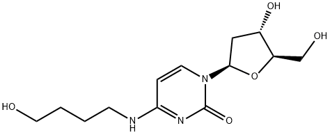 2''-Deoxy-N-(4-hydroxybutyl)cytidine 구조식 이미지