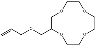 1,4,7,10-Tetraoxacyclododecane, 2-[(2-propen-1-yloxy)methyl]- Structure