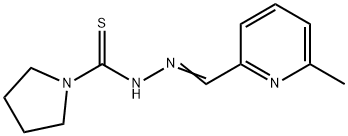 N'-((6-methylpyridin-2-yl)methylene)pyrrolidine-1-carbothiohydrazide Structure