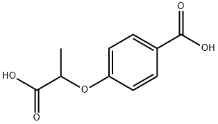 Benzoic acid, 4-(1-carboxyethoxy)- Structure