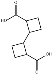 [1,1'-Bicyclobutyl]-2,2'-dicarboxylic acid Structure