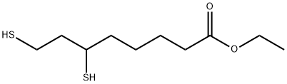 Octanoic acid, 6,8-dimercapto-, ethyl ester Structure