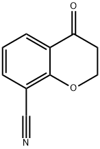 2H-1-Benzopyran-8-carbonitrile, 3,4-dihydro-4-oxo- 구조식 이미지
