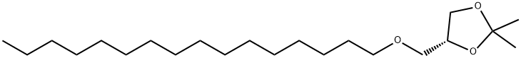 16-<(2S)-(2,3-(isopropylidenedioxy)propyl)oxy>hexadecane Structure