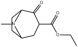 8-Azabicyclo[3.2.1]octane-3-carboxylic acid, 8-methyl-2-oxo-, ethyl ester Structure