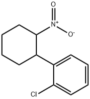 Benzene, 1-chloro-2-(2-nitrocyclohexyl)- Structure