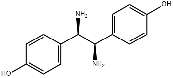 Phenol, 4,4'-[(1R,2R)-1,2-diamino-1,2-ethanediyl]bis- (9CI) Structure