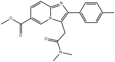 Zolpidem6-카르복실산메틸에스테르 구조식 이미지