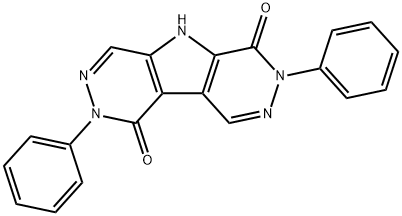 1H-Pyrrolo[2,3-d:4,5-d']dipyridazine-1,6(2H)-dione, 5,7-dihydro-2,7-diphenyl- (9CI) Structure