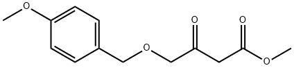 butanoic acid,4-{(4-methoxyphenyl)methoxy}-3-oxo-,methyl este Structure