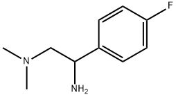 2-amino-2-(4-fluorophenyl)ethyl]dimethylamine Structure