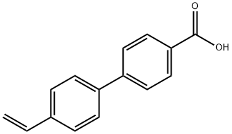 [1,1'-Biphenyl]-4-carboxylic acid, 4'-ethenyl- Structure