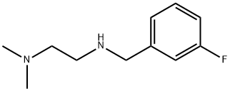 2-(dimethylamino)ethyl][(3-fluorophenyl)methyl]amine Structure