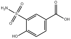 4-hydroxy-3-sulfamoylbenzoic Acid Structure