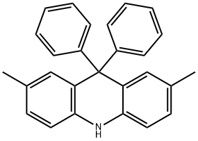 Acridine, 9,10-dihydro-2,7-dimethyl-9,9-diphenyl- Structure