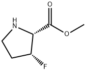 L-Proline, 3-fluoro-, methyl ester, (3R)- Structure