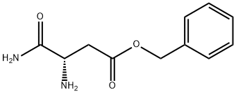 Butanoic acid, 3,4-diamino-4-oxo-, phenylmethyl ester, (3S)- Structure